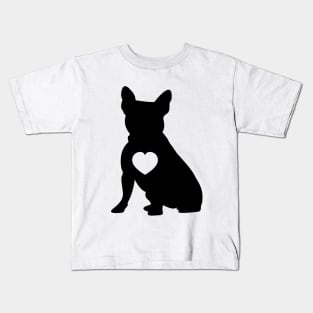 Love French Bulldogs Kids T-Shirt